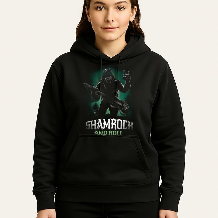 Shamrock And Roll Irish Rock Music Monster Hoodie
