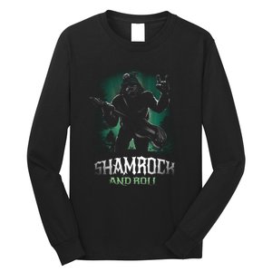 Shamrock And Roll Irish Rock Music Monster Long Sleeve Shirt