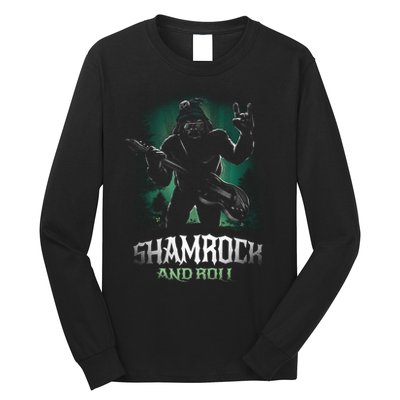 Shamrock And Roll Irish Rock Music Monster Long Sleeve Shirt
