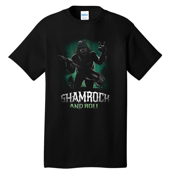 Shamrock And Roll Irish Rock Music Monster Tall T-Shirt