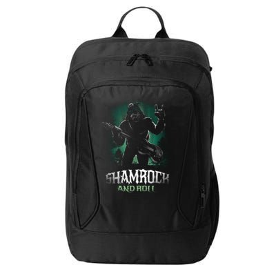 Shamrock And Roll Irish Rock Music Monster City Backpack