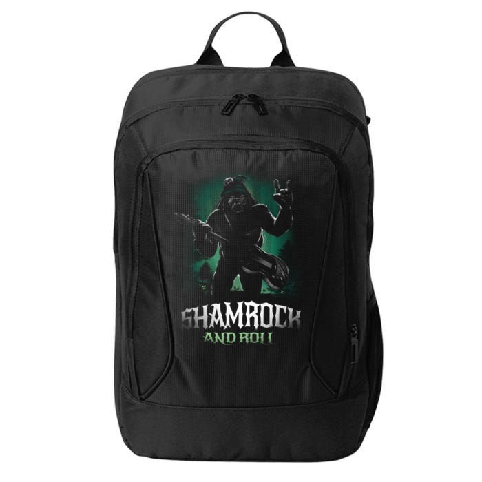 Shamrock And Roll Irish Rock Music Monster City Backpack