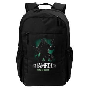 Shamrock And Roll Irish Rock Music Monster Daily Commute Backpack