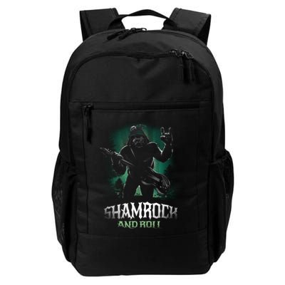 Shamrock And Roll Irish Rock Music Monster Daily Commute Backpack