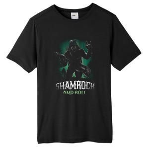 Shamrock And Roll Irish Rock Music Monster Tall Fusion ChromaSoft Performance T-Shirt