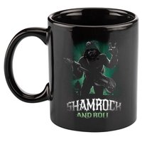 Shamrock And Roll Irish Rock Music Monster 11oz C Handle Ceramic Mug
