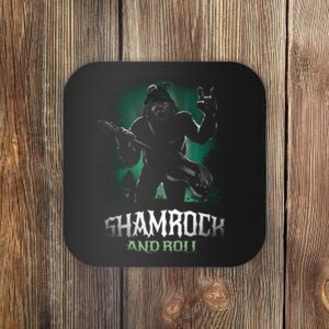 Shamrock And Roll Irish Rock Music Monster Coaster