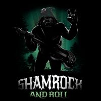 Shamrock And Roll Irish Rock Music Monster 16 in Basic Backpack