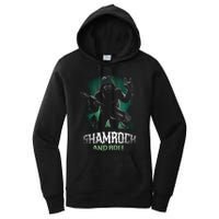 Shamrock And Roll Irish Rock Music Monster Women's Pullover Hoodie