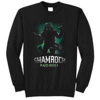 Shamrock And Roll Irish Rock Music Monster Tall Sweatshirt