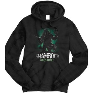 Shamrock And Roll Irish Rock Music Monster Tie Dye Hoodie