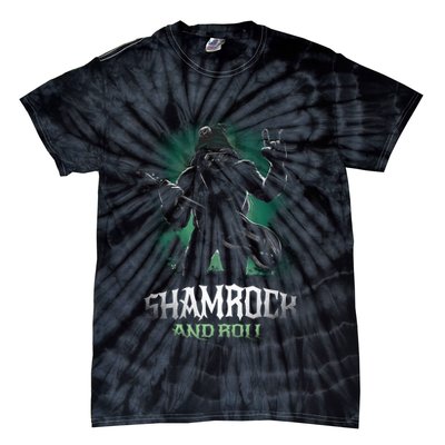 Shamrock And Roll Irish Rock Music Monster Tie-Dye T-Shirt