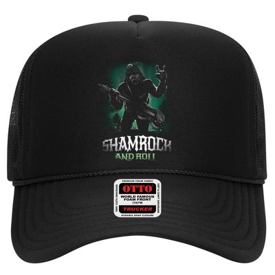 Shamrock And Roll Irish Rock Music Monster Trucker Hat
