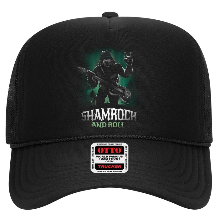 Shamrock And Roll Irish Rock Music Monster Hat