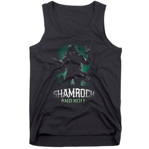 Shamrock And Roll Irish Rock Music Monster Tank Top