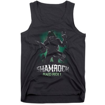 Shamrock And Roll Irish Rock Music Monster Tank Top
