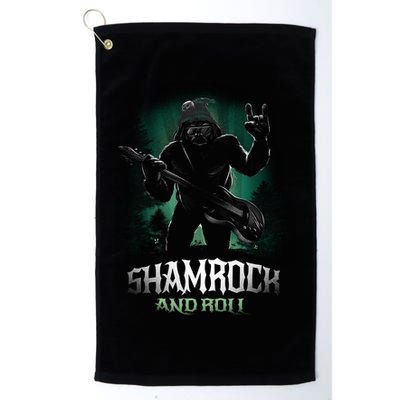 Shamrock And Roll Irish Rock Music Monster Golf Towel