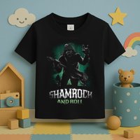 Shamrock And Roll Irish Rock Music Monster Toddler T-Shirt
