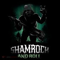 Shamrock And Roll Irish Rock Music Monster Women's V-Neck T-Shirt