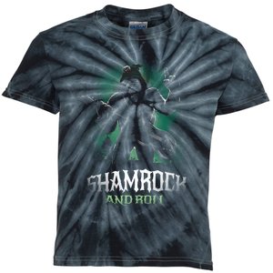 Shamrock And Roll Irish Rock Music Monster Kids Tie-Dye T-Shirt