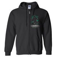 Shamrock And Roll Irish Rock Music Monster Full Zip Hoodie