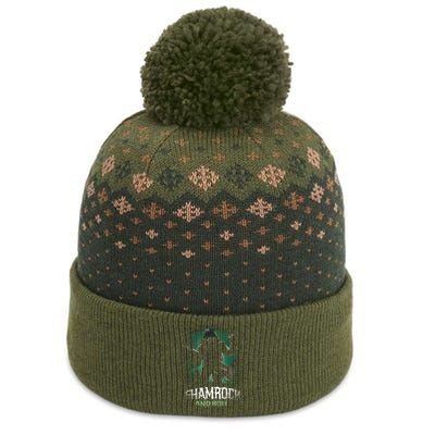 Shamrock And Roll Irish Rock Music Monster The Baniff Cuffed Pom Beanie