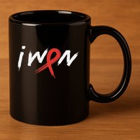 Stroke Awareness Red Ribbon I Won Brain Aneurysm Support 11oz C Handle Ceramic Mug
