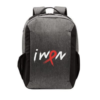 Stroke Awareness Red Ribbon I Won Brain Aneurysm Support Vector Backpack