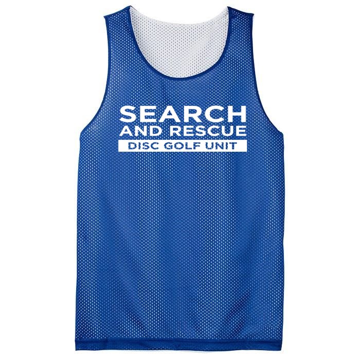 Search And Rescue Disc Golf Unit Funny Sarcastic Gift Mesh Reversible Basketball Jersey Tank