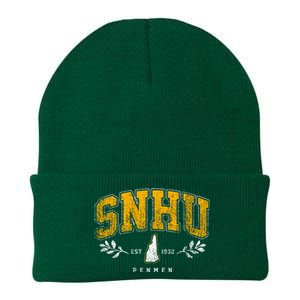 Snhu Arch Retro College University Athletic Sports Knit Cap Winter Beanie