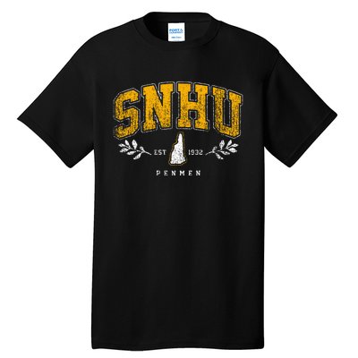 Snhu Arch Retro College University Athletic Sports Tall T-Shirt