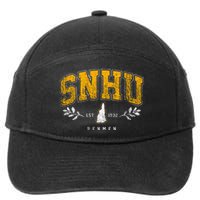 Snhu Arch Retro College University Athletic Sports 7-Panel Snapback Hat