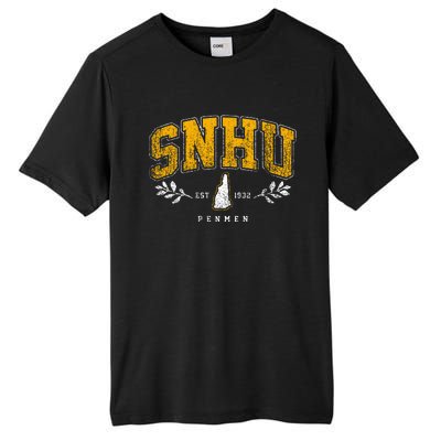 Snhu Arch Retro College University Athletic Sports Tall Fusion ChromaSoft Performance T-Shirt