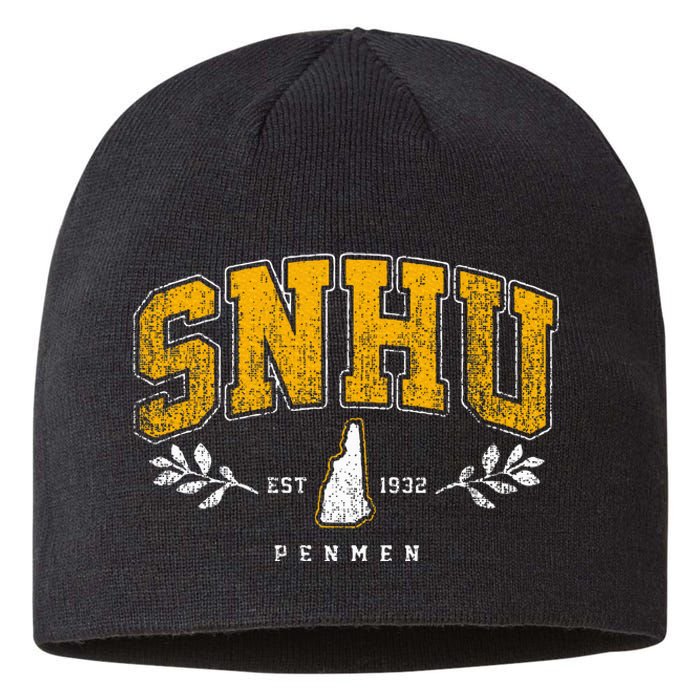 Snhu Arch Retro College University Athletic Sports Sustainable Beanie