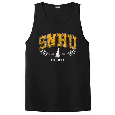 Snhu Arch Retro College University Athletic Sports PosiCharge Competitor Tank