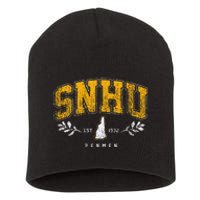 Snhu Arch Retro College University Athletic Sports Short Acrylic Beanie