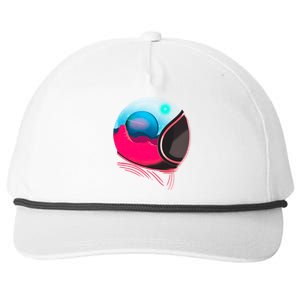 Space Adventure Red Planet Astronaut Snapback Five-Panel Rope Hat