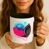 Space Adventure Red Planet Astronaut Mug