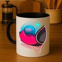 Space Adventure Red Planet Astronaut Mug