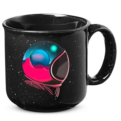 Space Adventure Red Planet Astronaut 15oz Campfire Ceramic Mug