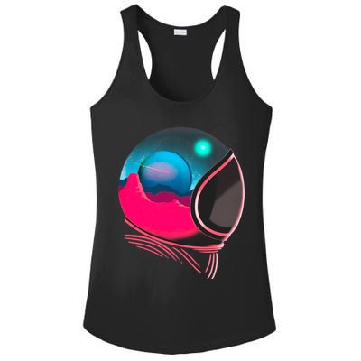 Space Adventure Red Planet Astronaut Ladies PosiCharge Competitor Racerback Tank