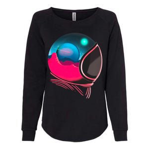 Space Adventure Red Planet Astronaut Womens California Wash Sweatshirt