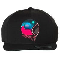 Space Adventure Red Planet Astronaut Wool Snapback Cap