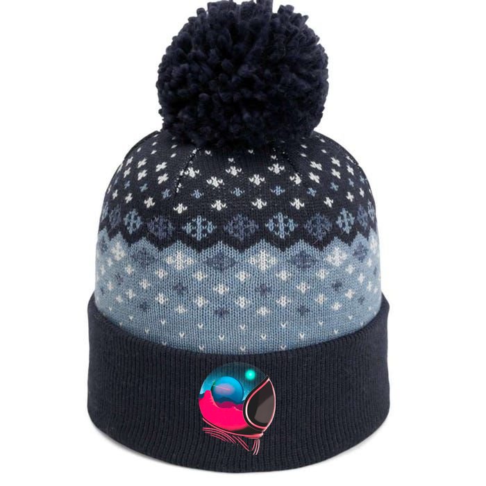 Space Adventure Red Planet Astronaut The Baniff Cuffed Pom Beanie