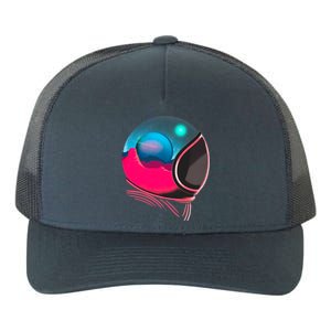 Space Adventure Red Planet Astronaut Yupoong Adult 5-Panel Trucker Hat