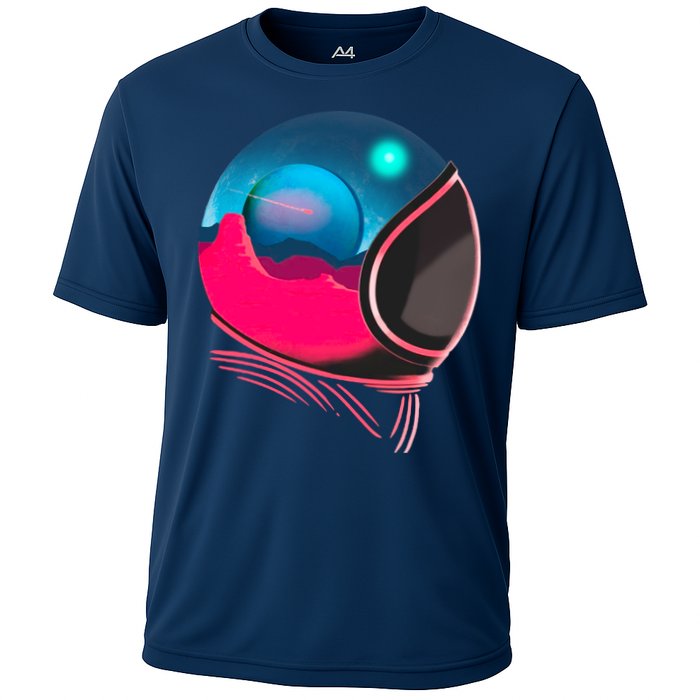 Space Adventure Red Planet Astronaut Performance Shirt