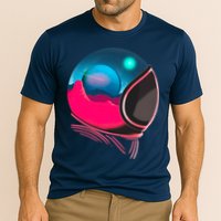 Space Adventure Red Planet Astronaut Performance Shirt