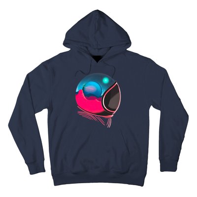 Space Adventure Red Planet Astronaut Hoodie