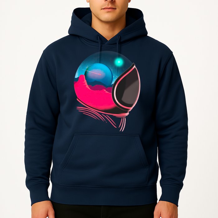 Space Adventure Red Planet Astronaut Hoodie