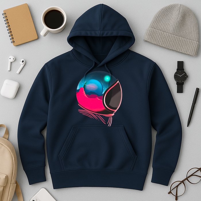 Space Adventure Red Planet Astronaut Hoodie
